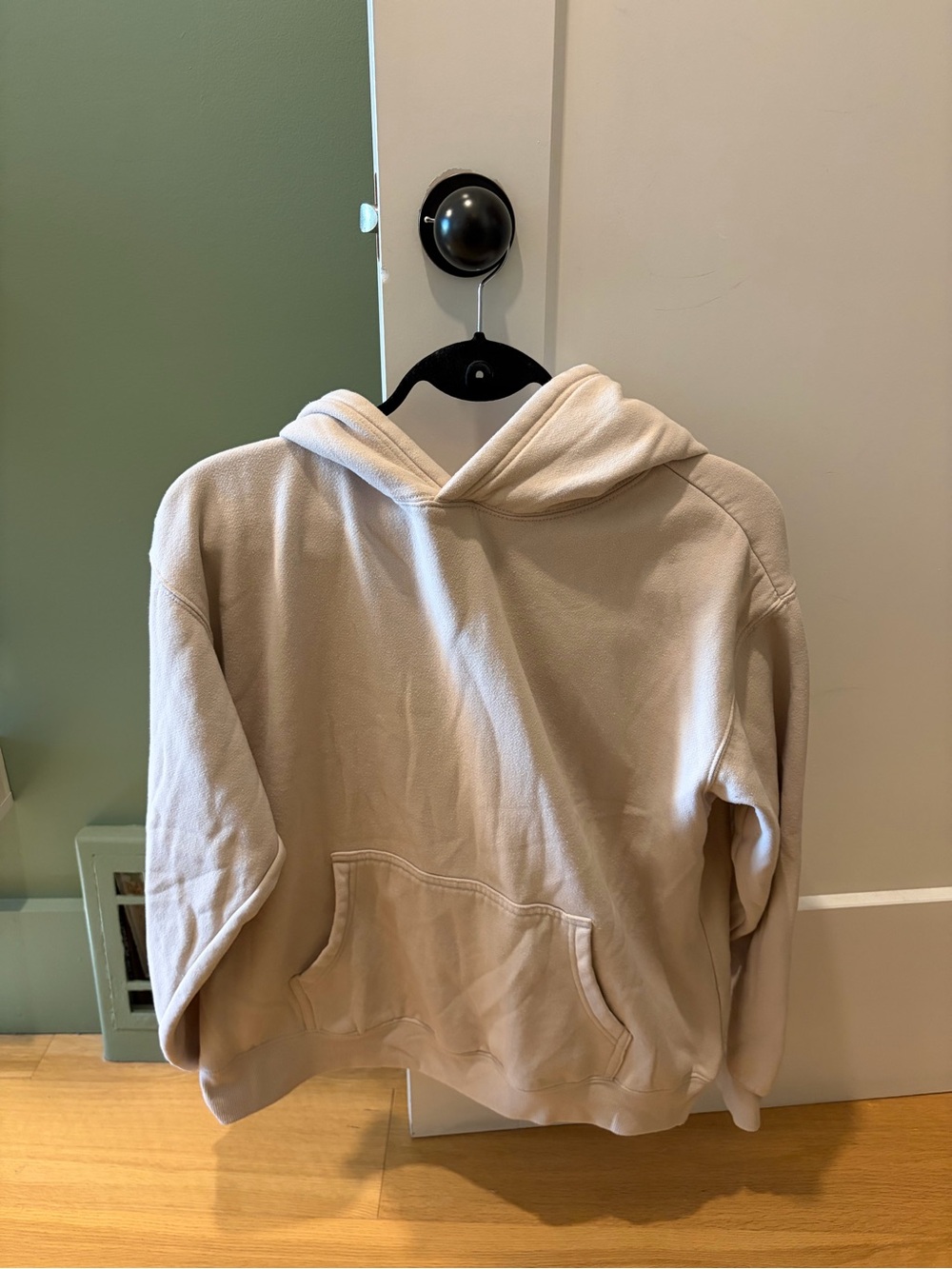 Pullover Sweatshirt hoodie - Cream